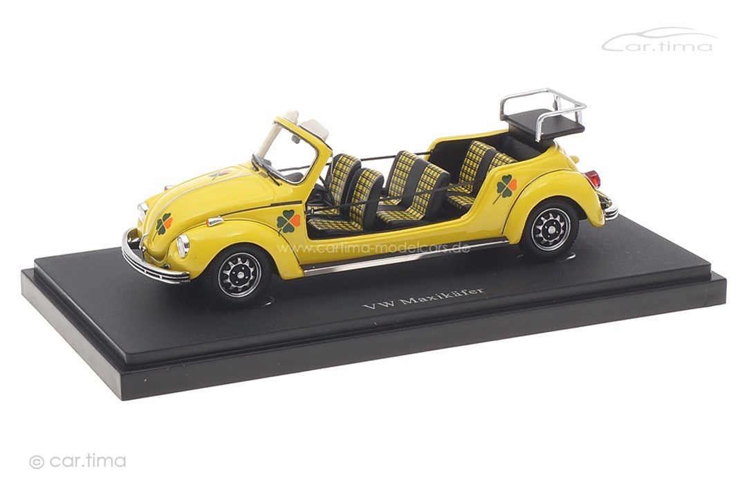 Volkswagen Maxikäfer 1973 gelb autocult 1:43 06051 Volkswagen Maxikäfer 1973 gelb autocult 1:43 06051