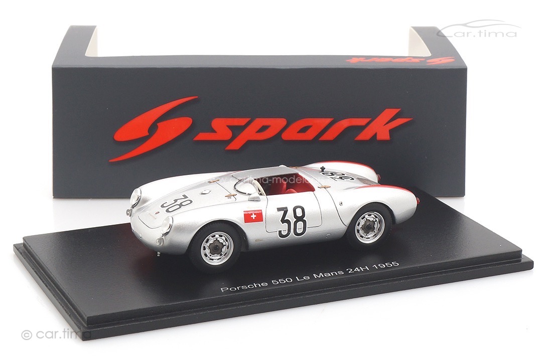 Porsche 550 Sypder 24h Le Mans 1955 Gilomen/Ringgenberg Spark 1:43 S9715