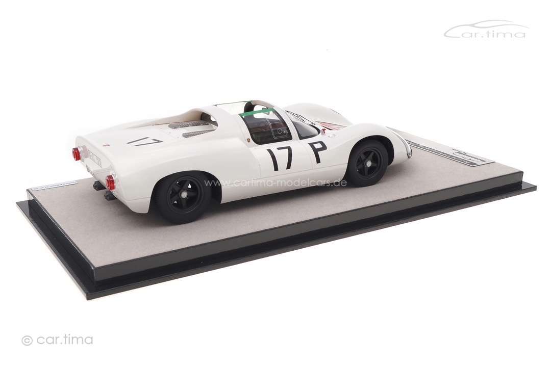 Porsche 910 Winner 1000km Nürburgring 1967 Schütz/Buzzetta Tecnomodel 1:18 TM18-158D Porsche 910 Winner 1000km Nürburgring 1967 Schütz/Buzzetta Tecnomodel 1:18 TM18-158D
