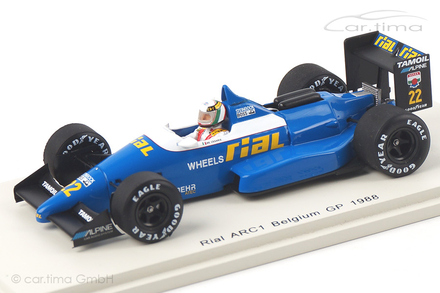 Rial ARC1 GP Belgien 1988 Andrea de Cesaris Spark 1:43 S4311 Rial ARC1 GP Belgien 1988 Andrea de Cesaris Spark 1:43 S4311