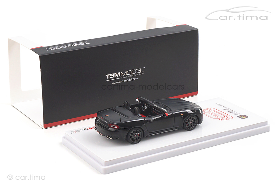 Abarth 124 Spider San Marino 1972 black TSM 1:43 TSM430131