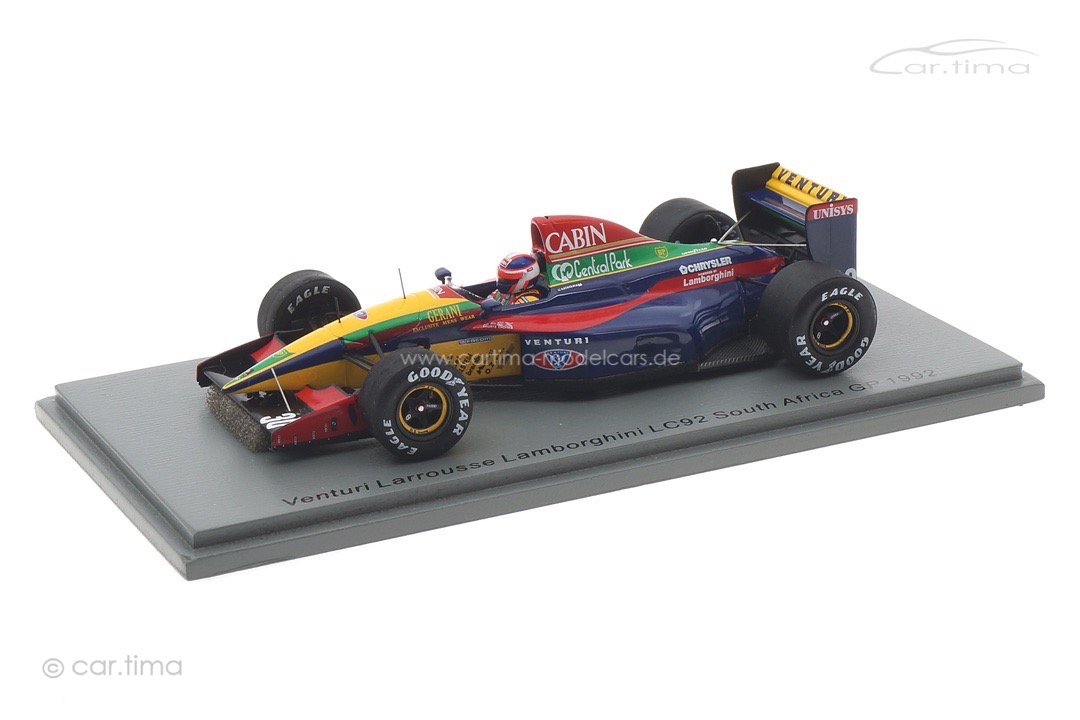 Venturi Larrousse LC92 GP Süd Afrika 1992 Ukyo Katayama Spark 1:43 S6967