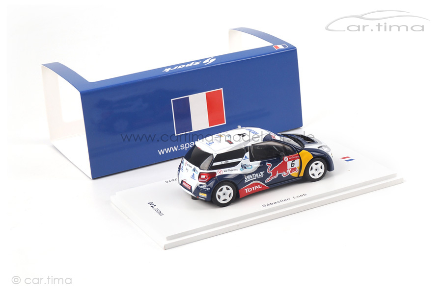 Citroen DS3 Trophée Andros Sébastien Loeb Spark 1:43 SF085 Citroen DS3 Trophée Andros Sébastien Loeb Spark 1:43 SF085