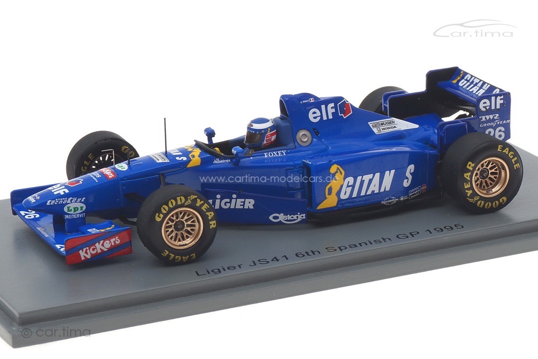 Ligier JS41 Mugen Honda V10 GP Spanien 1995 Olivier Panis Spark 1:43 S7409 Ligier JS41 Mugen Honda V10 GP Spanien 1995 Olivier Panis Spark 1:43 S7409