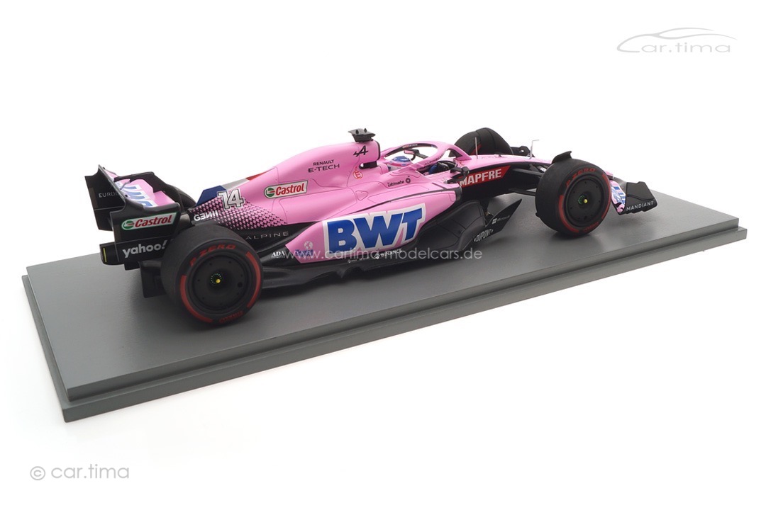 Alpine A522 GP Bahrain 2022 Fernando Alonso Spark 1:18 18S752 Alpine A522 GP Bahrain 2022 Fernando Alonso Spark 1:18 18S752