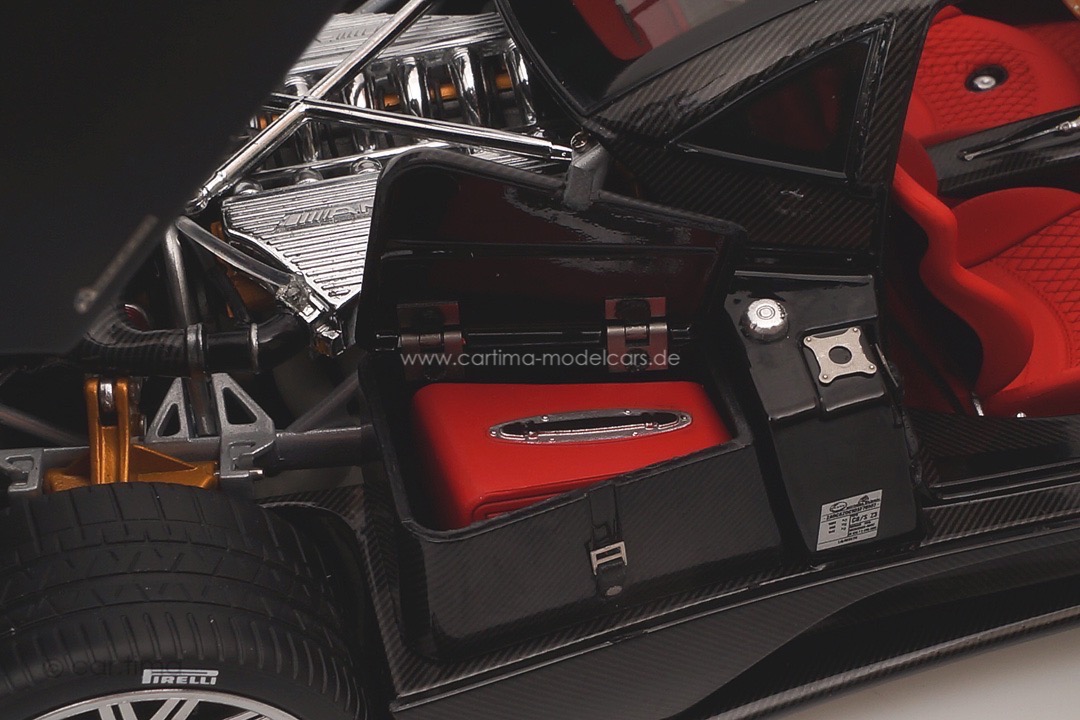 Pagani Zonda F 2005 2015 Matt Black Almost Real 1:18 850403001