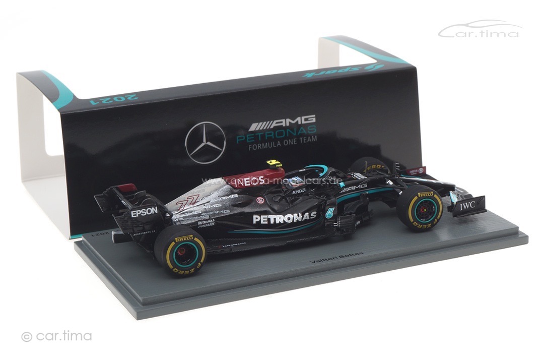 Mercedes-AMG W12 GP Bahrain 2021 Valtteri Bottas Spark 1:43 S7661