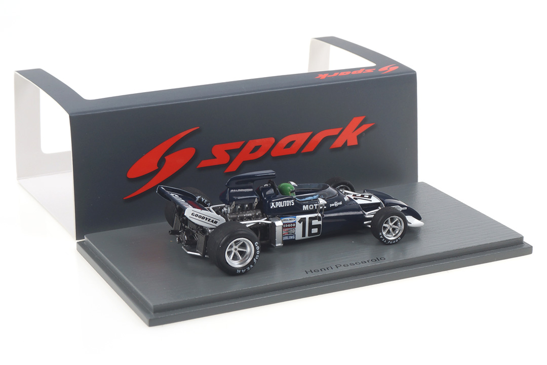 March 721 French GP 1972 Henri Pescarolo Spark 1:43 S7264 March 721 French GP 1972 Henri Pescarolo Spark 1:43 S7264