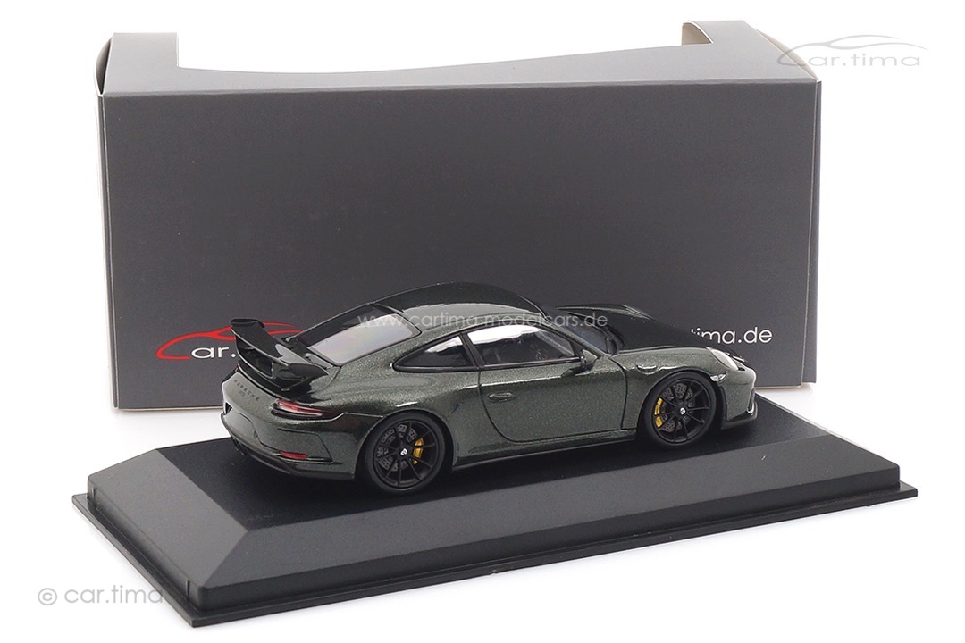 Porsche 911 (991 II) GT3 Oakgrün/Rad schwarz Minichamps car.tima CUSTOMIZED 1:43