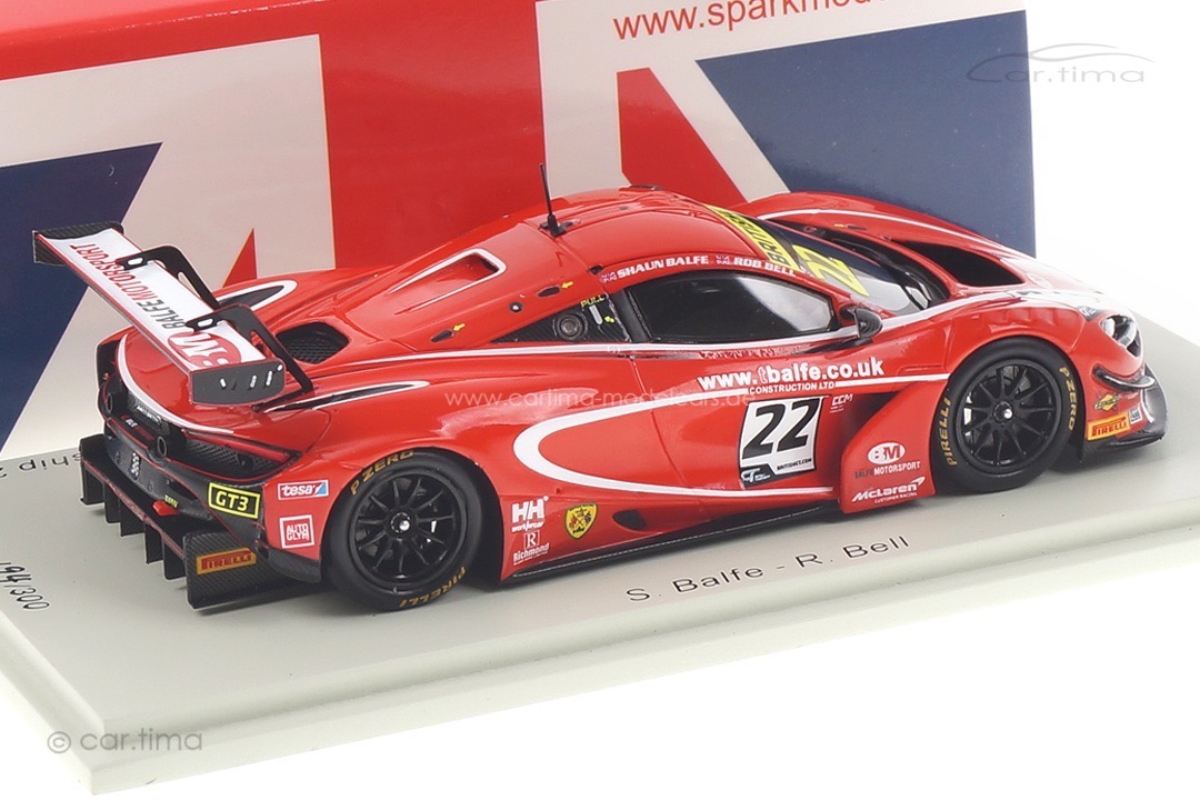 McLaren 720S GT3 British GT Championship 2019 Balfe/Bell Spark 1:43 UK005 McLaren 720S GT3 British GT Championship 2019 Balfe/Bell Spark 1:43 UK005