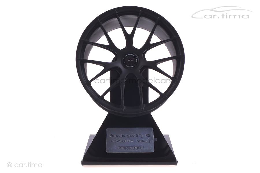 Porsche 911 GT3 RS 21" Magnesium Felge/Wheel Rim black Minichamps 1:5 500602991 Porsche 911 GT3 RS 21" Magnesium Felge/Wheel Rim black Minichamps 1:5 500602991