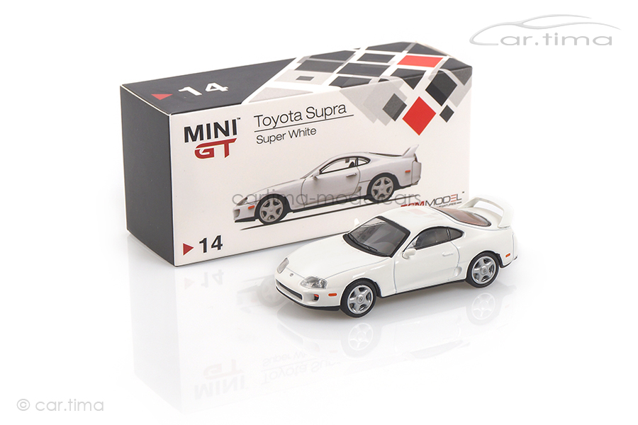 Toyota Supra (LHD) Super white MINI GT 1:64 MGT00014-L Toyota Supra (LHD) Super white MINI GT 1:64 MGT00014-L