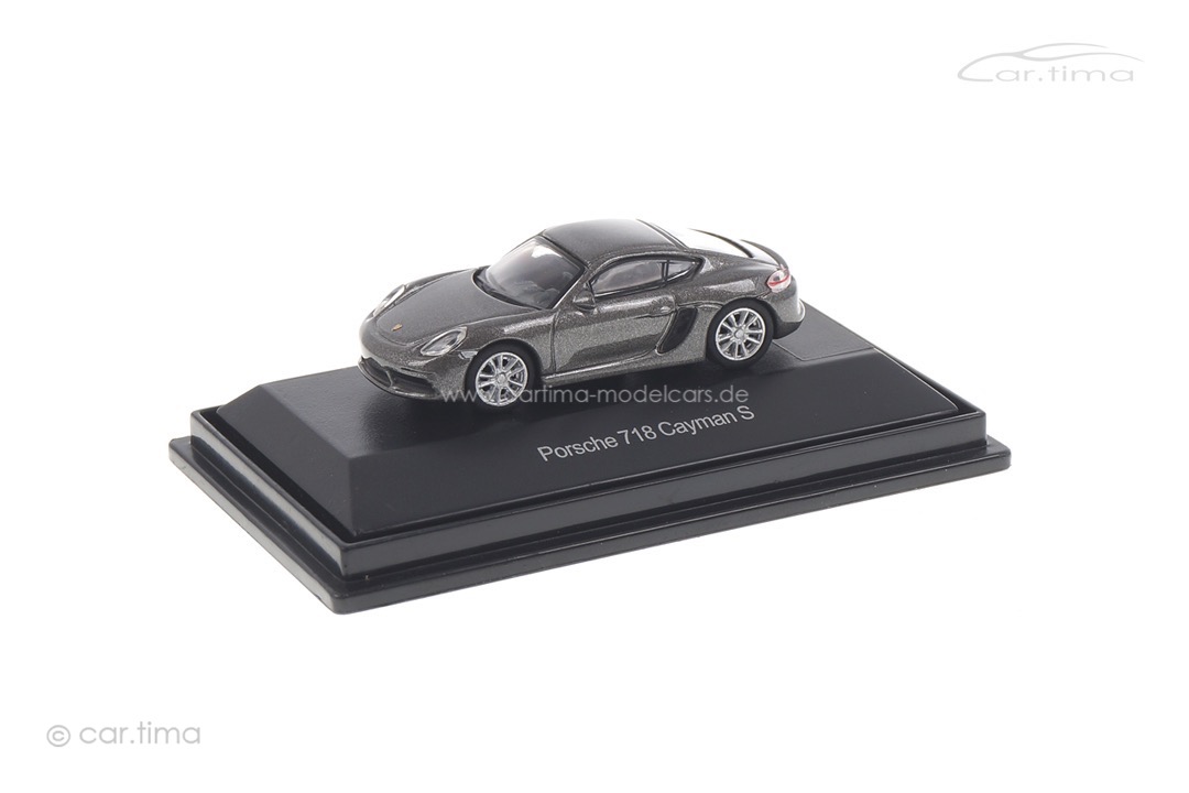 Porsche 718 S Cayman achatgraumet. Schuco 1:87 452629200