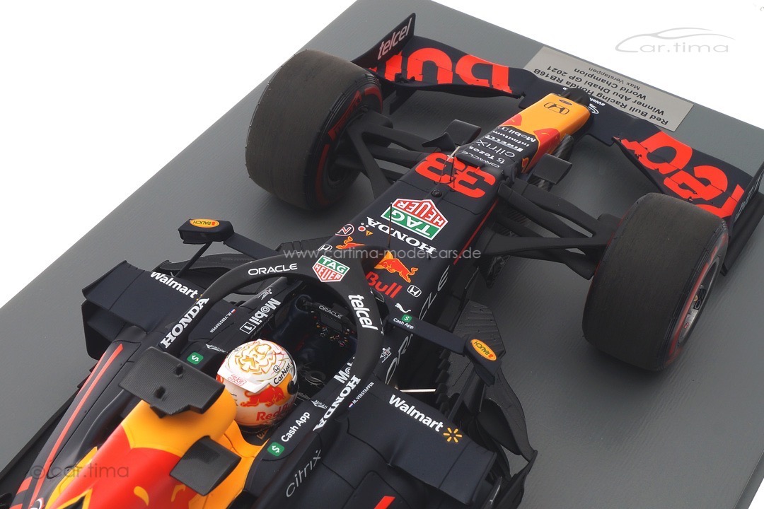 Red Bull Racing RB16B Winner GP Abu Dhabi 2021 Max Verstappen inkl. Vitrine Spark 1:12 12S032 Red Bull Racing RB16B Winner GP Abu Dhabi 2021 Max Verstappen inkl. Vitrine Spark 1:12 12S032