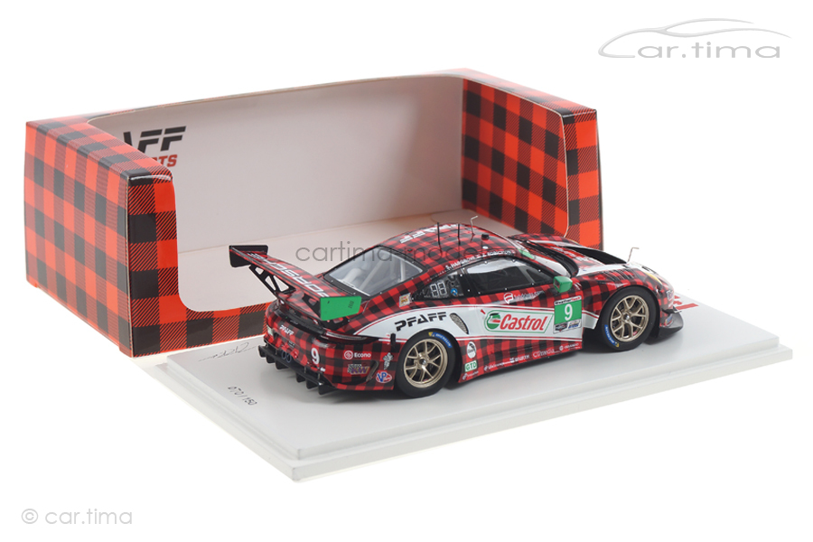 Porsche 911 GT3 R IMSA GTD Sprint Champion 2019 Pfaff Motorsports Spark 1:43 FF002 Porsche 911 GT3 R IMSA GTD Sprint Champion 2019 Pfaff Motorsports Spark 1:43 FF002