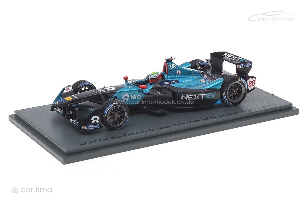 NEXT EV Nio Formula E New York 2016-2017 Oliver Turvey Spark 1:43 S5919 NEXT EV Nio Formula E New York 2016-2017 Oliver Turvey Spark 1:43 S5919