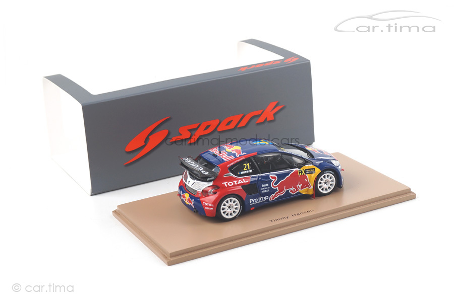 Peugeot 208 Winner World RX Frankreich 2015 Timmy Hansen Spark 1:43 S5198 Peugeot 208 Winner World RX Frankreich 2015 Timmy Hansen Spark 1:43 S5198