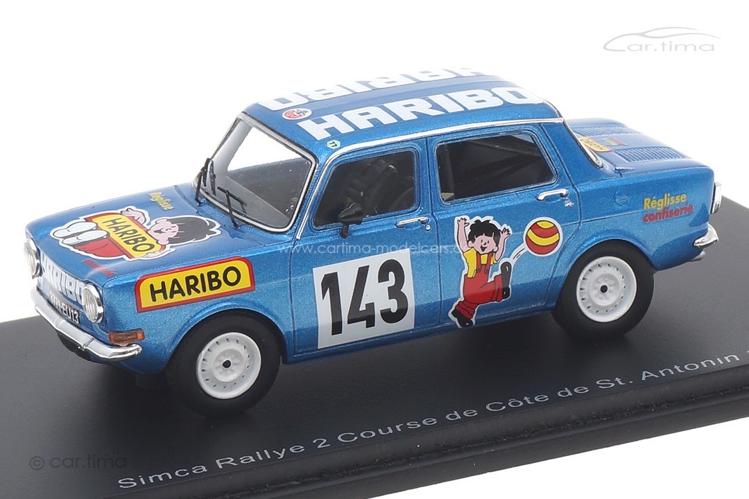 Simca Rallye 2 Course de Côte St. Antonin 1975 Henri Vuillermoz Spark 1:43 SF204
