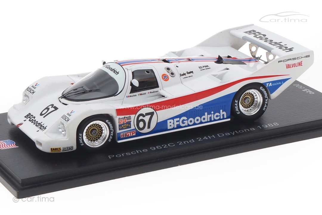 Porsche 962C 24h Daytona 1988 Wollek/Baldi/Redman Spark 1:43 US176 Porsche 962C 24h Daytona 1988 Wollek/Baldi/Redman Spark 1:43 US176