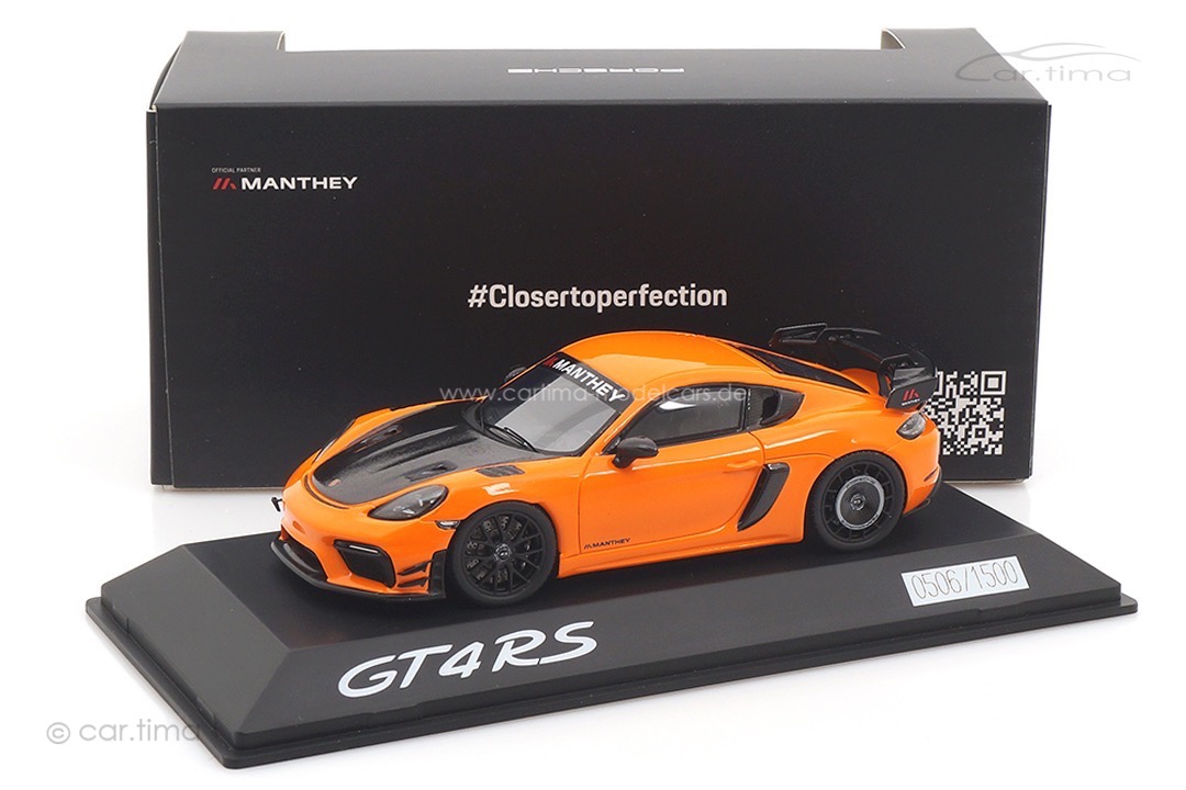 Porsche 718 Cayman GT4 RS Pastellorange Spark 1:43 WAP0206040TCAY