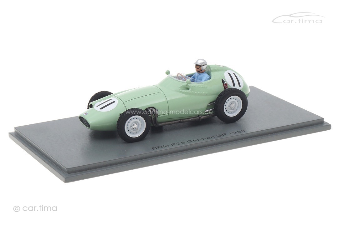 BRM P25 GP Deutschland 1959 Hans Herrmann Spark 1:43 S5726