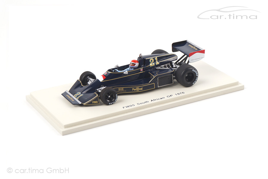 Williams FW05 GP Südafrika 1976 Michel Leclére Spark 1:43 S4046 Williams FW05 GP Südafrika 1976 Michel Leclére Spark 1:43 S4046