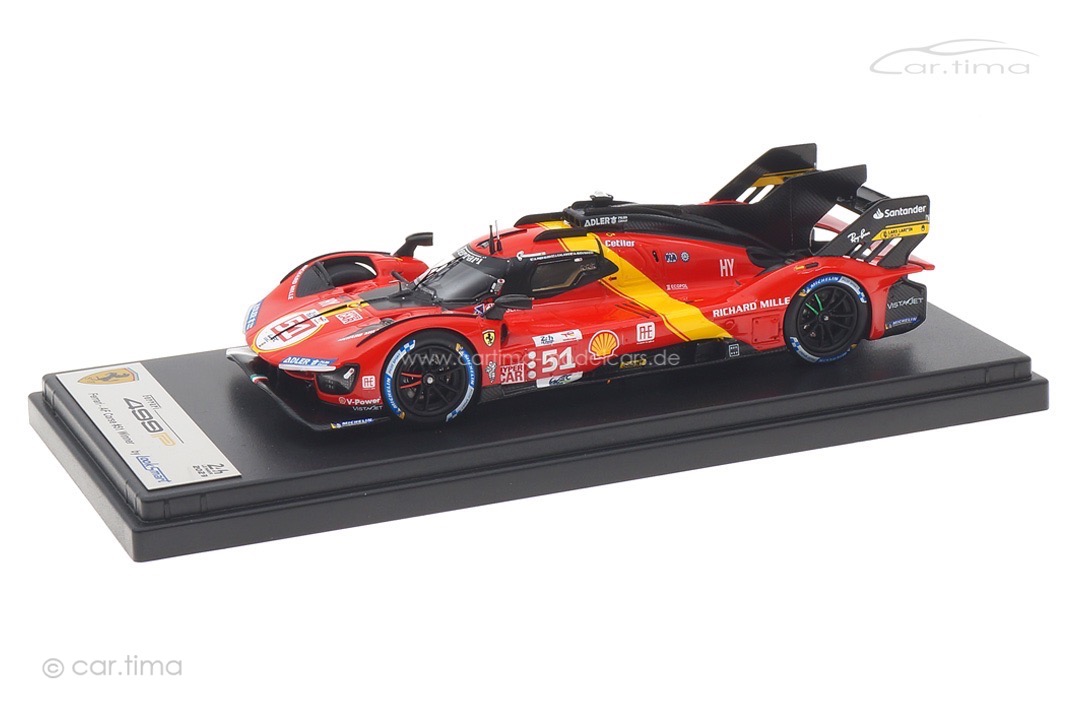 Ferrari 499P LMH Winner 24h Le Mans 2023 Calado/Giovinazzi/Pier Guidi Looksmart 1:43 LSLM162 Ferrari 499P LMH Winner 24h Le Mans 2023 Calado/Giovinazzi/Pier Guidi Looksmart 1:43 LSLM162