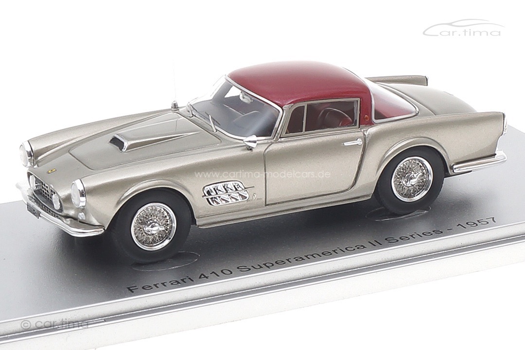 Ferrari 410 Superamerica II Series 1957 silber/rot Kess 1:43 KE43056181