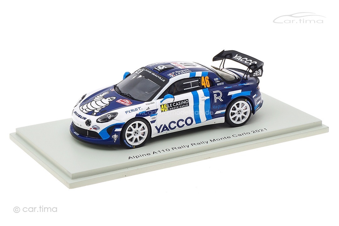 Alpine A110 Rally RGT Rallye Monte Carlo 2021 Ragues/Pesenti Spark 1:43 S6580