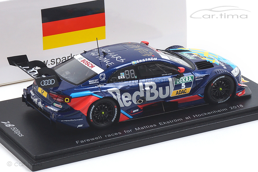 Audi RS5 DTM Farewell races for Mattias Ekström at Hockenheim 2018 Spark 1:43 SG430
