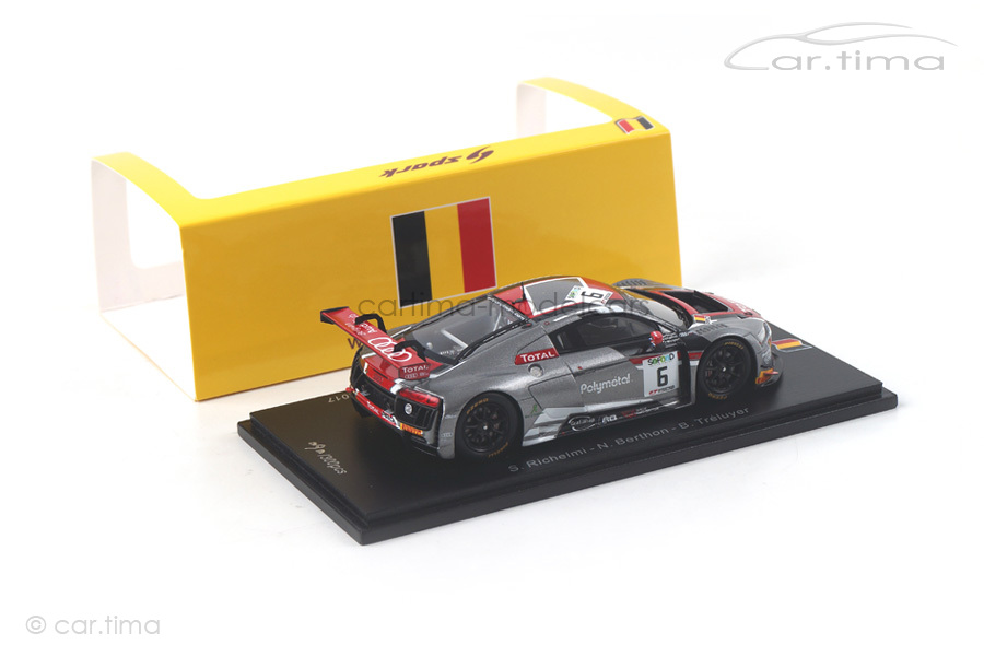 Audi R8 LMS 24h Spa 2017 Richelmi/Berthon/Tréluyer Spark 1:43 SB169 Audi R8 LMS 24h Spa 2017 Richelmi/Berthon/Tréluyer Spark 1:43 SB169