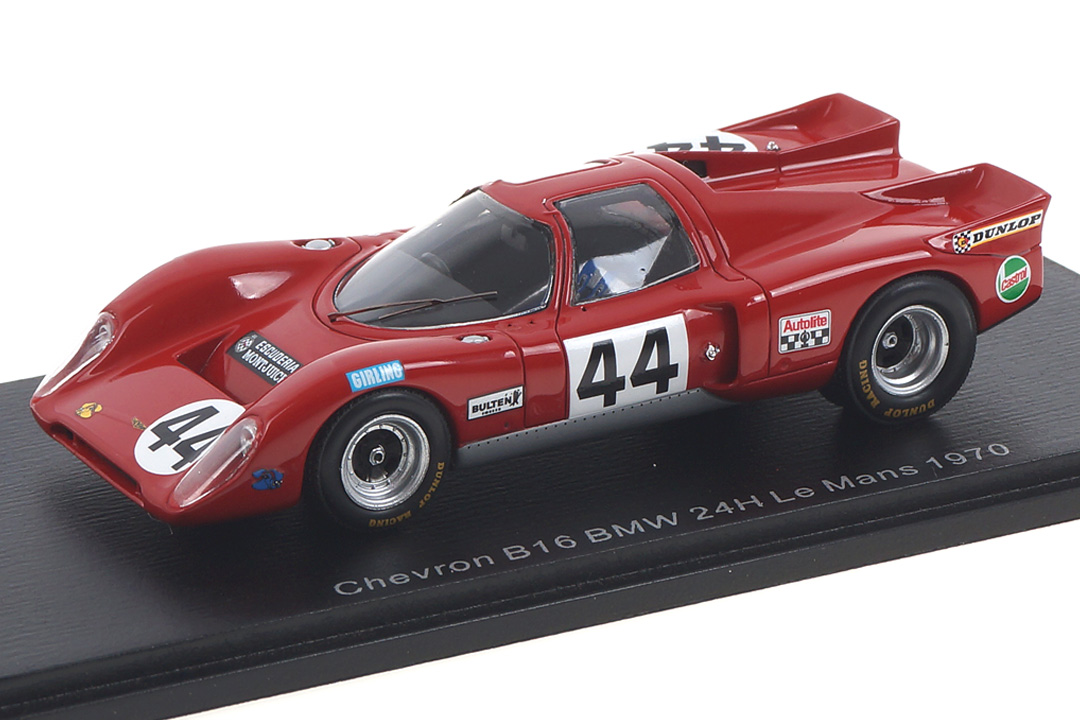 Chevron B16 BMW 24h Le Mans 1970 Baker/Martland Spark 1:43 S9401 Chevron B16 BMW 24h Le Mans 1970 Baker/Martland Spark 1:43 S9401