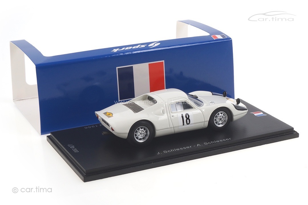 Porsche 904 GTS Rallye des Routes du Nord 1966 Schlesser/Schlesser Spark 1:43 SF166 Porsche 904 GTS Rallye des Routes du Nord 1966 Schlesser/Schlesser Spark 1:43 SF166