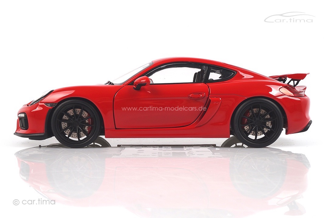 Porsche Cayman (981) GT4 Indischrot Schuco 1:18 450040300