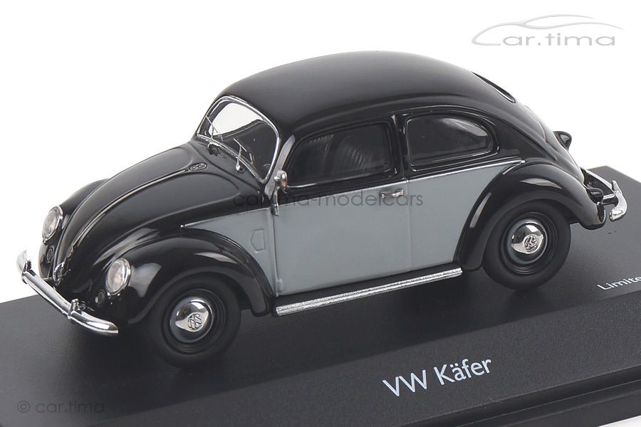 VW Brezelkäfer schwarz/grau Schuco 1:43 450387700 VW Brezelkäfer schwarz/grau Schuco 1:43 450387700