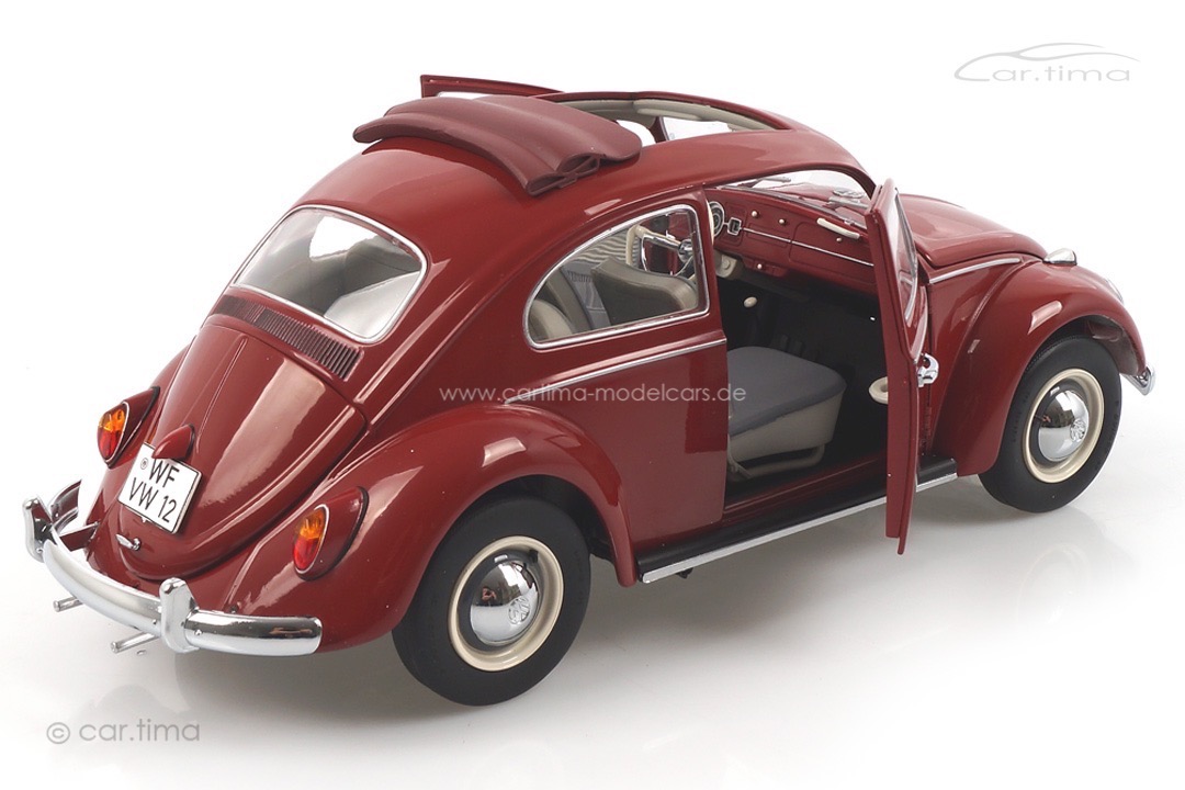 VW Volkswagen Käfer Faltdach rot Schuco 1:18 450043300 VW Volkswagen Käfer Faltdach rot Schuco 1:18 450043300