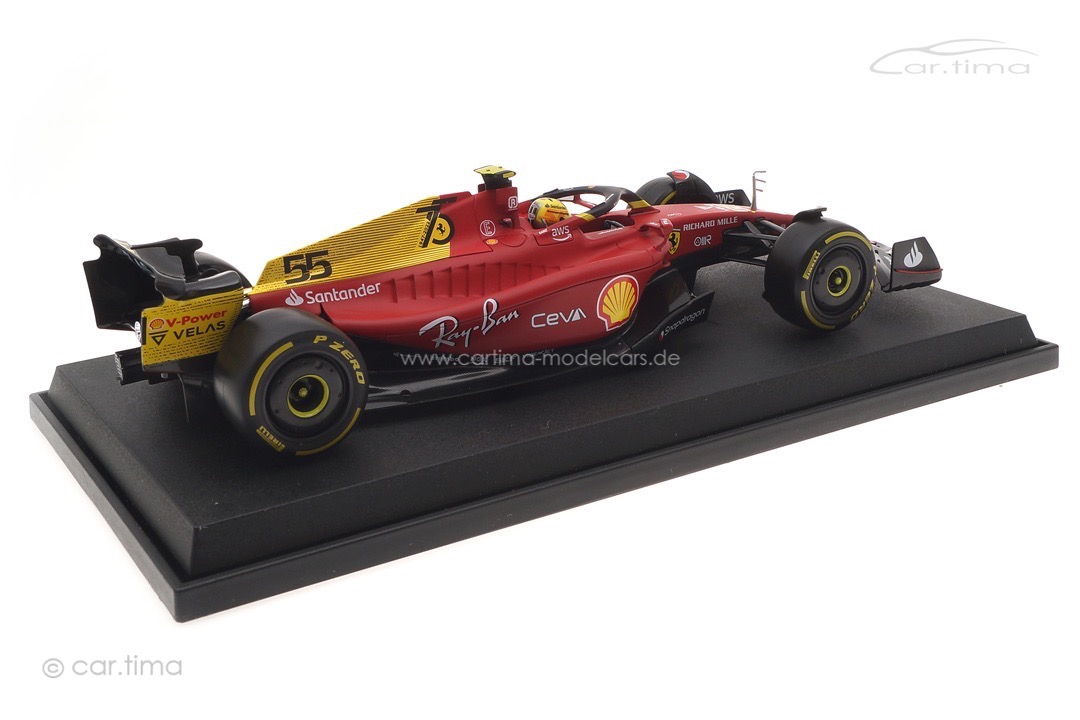Ferrari F1-75 GP Monza 2022 Carlos Sainz Bburago 1:18 18-16811SA