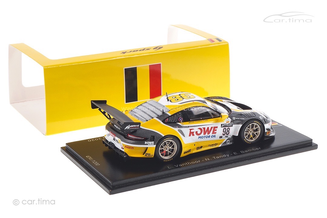 Porsche 911 GT3 R Winner 24h Spa 2020 Bamber/Tandy/Vanthoor Spark 1:43 SB370