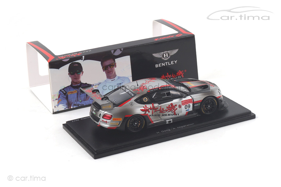 Bentley Continental GT3 China GT Championship 2017 Geng/Imperatori Spark 1:43 SP178 Bentley Continental GT3 China GT Championship 2017 Geng/Imperatori Spark 1:43 SP178