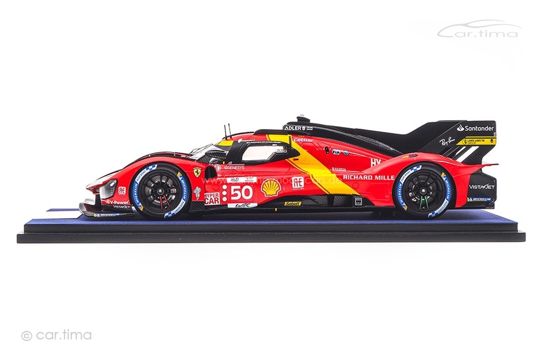 Ferrari 499P 24h Le Mans 2023 Fuoco/Molina/Nielsen LookSmart 1:18 LS18LM034 Ferrari 499P 24h Le Mans 2023 Fuoco/Molina/Nielsen LookSmart 1:18 LS18LM034