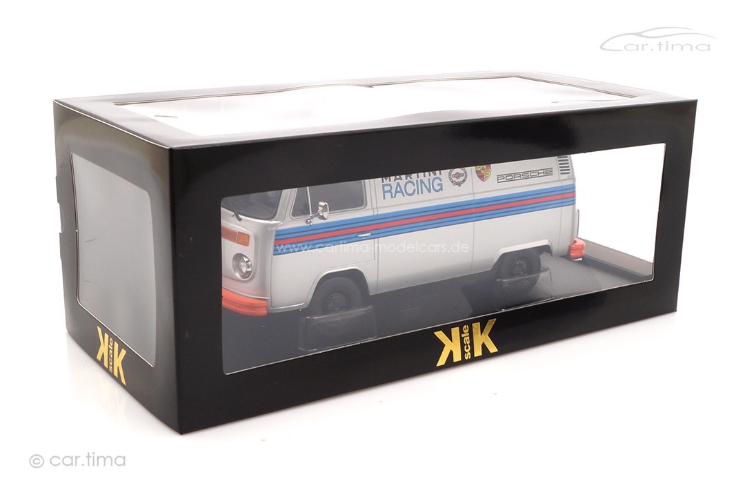 VW T2b Porsche Renndienst Martini Racing silber KK Scale 1:18 KKDC181416
