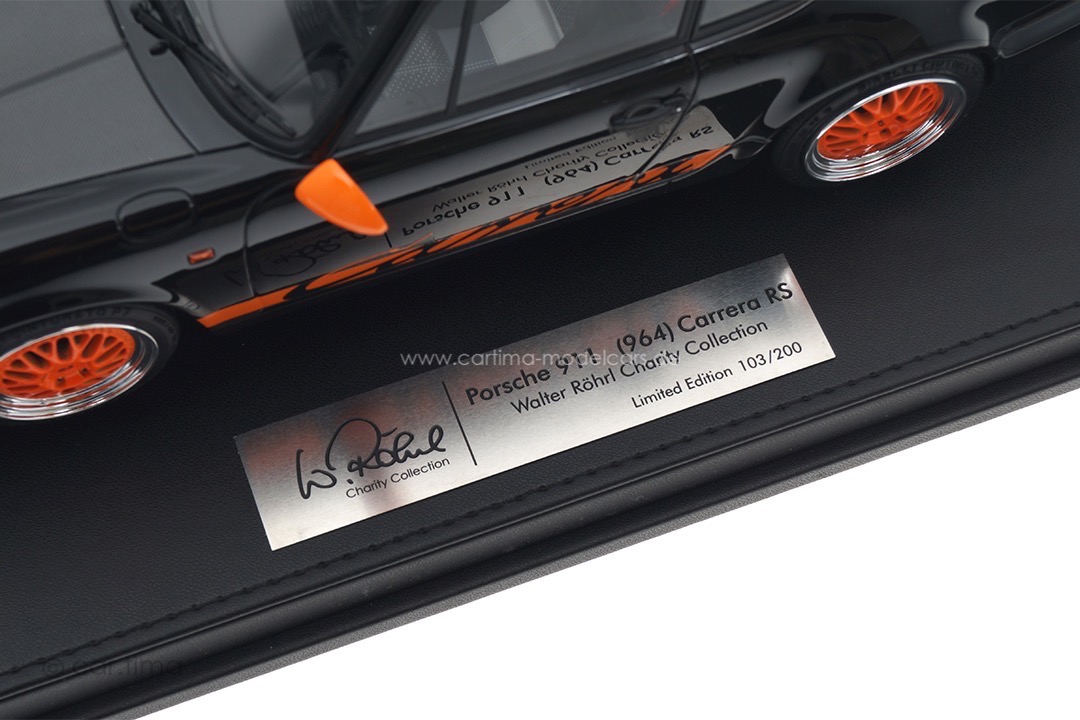 Porsche 911 (964) Carrera RS Originalsignatur Walter Röhrl auf Dach car.tima 1:18 Porsche 911 (964) Carrera RS Originalsignatur Walter Röhrl auf Dach car.tima 1:18
