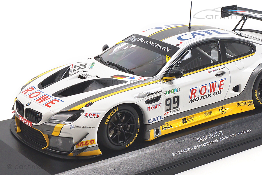 BMW M6 GT3 24h Spa 2017 Eng/Martin/Sims Minichamps 1:18 155172689 BMW M6 GT3 24h Spa 2017 Eng/Martin/Sims Minichamps 1:18 155172689