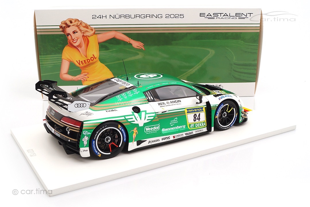 Audi R8 LMS GT3 Evo II 24h Nürburgring 2025 Eastalent Racing Spark 1:18 FF044