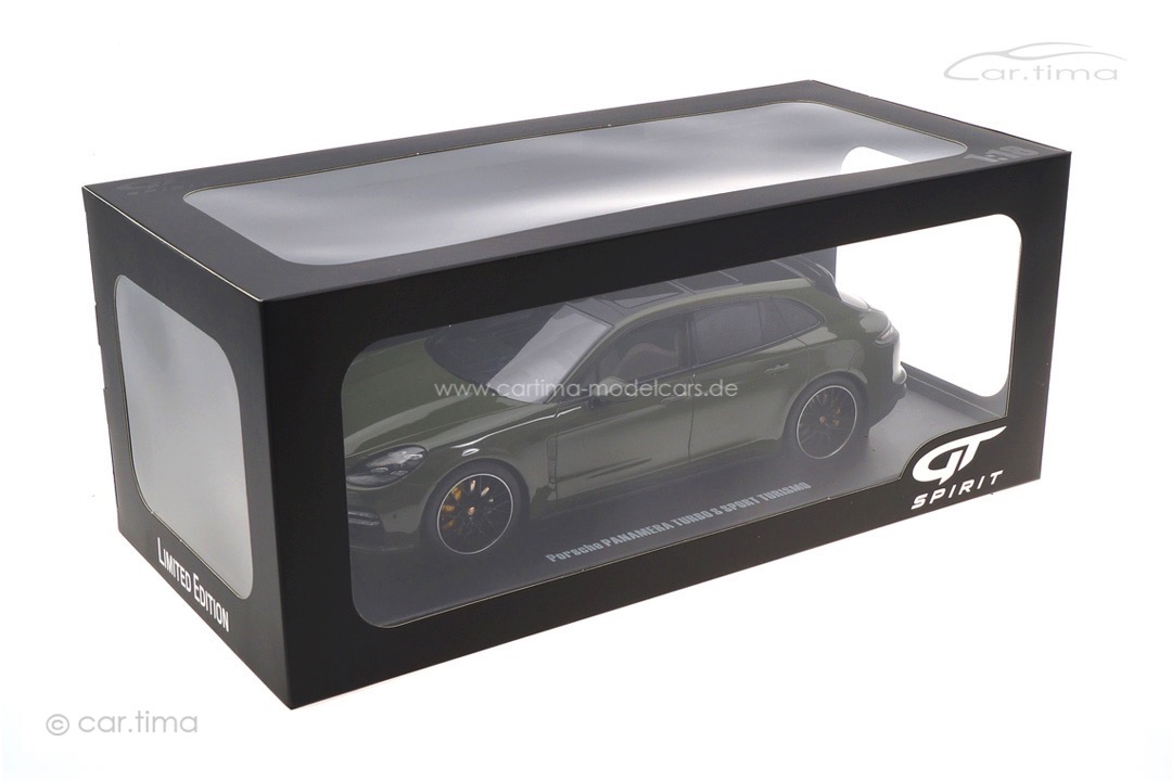 Porsche Panamera Turbo S Sport Turismo 2021 Nato Olive GT Spirit 1:18 GT447 Porsche Panamera Turbo S Sport Turismo 2021 Nato Olive GT Spirit 1:18 GT447