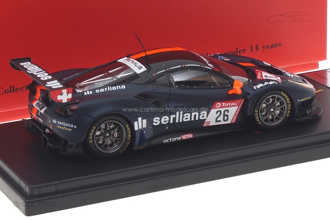 Ferrari 488 GT3 24h Nürburgring 2020 Hirschi/Ludwig/Trummer Looksmart 1:43 LSRC082 Ferrari 488 GT3 24h Nürburgring 2020 Hirschi/Ludwig/Trummer Looksmart 1:43 LSRC082