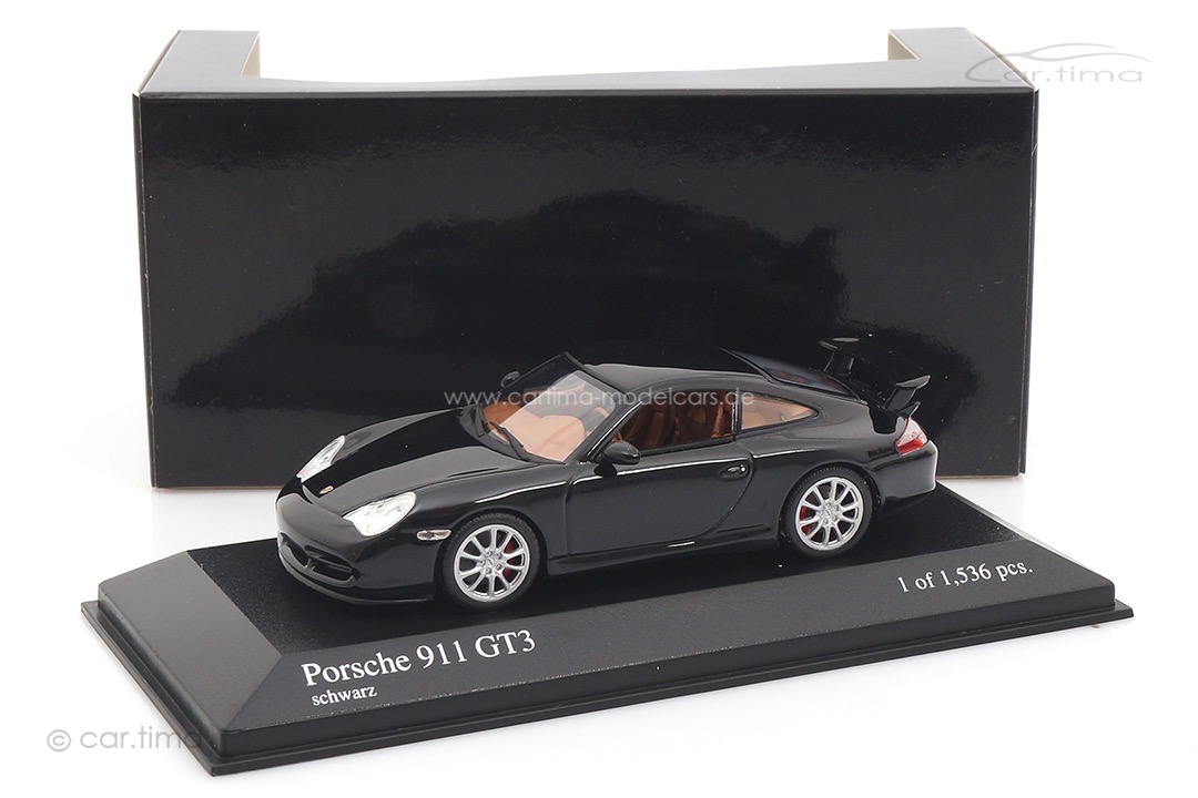 Porsche 911 (996) GT3 Schwarz Minichamps 1:43 400062024