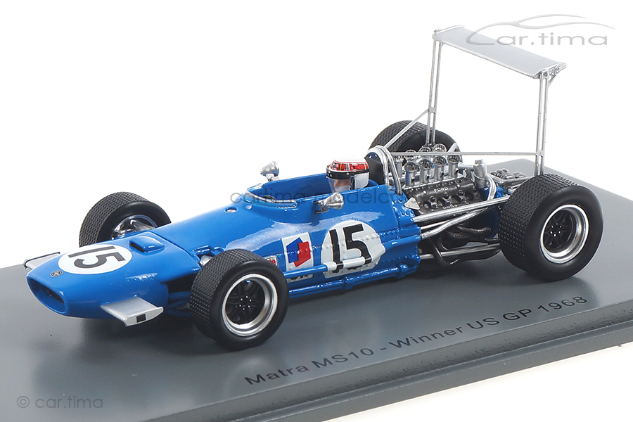 Matra MS10 Winner GP USA 1968 Jackie Stewart Spark 1:43 S7182