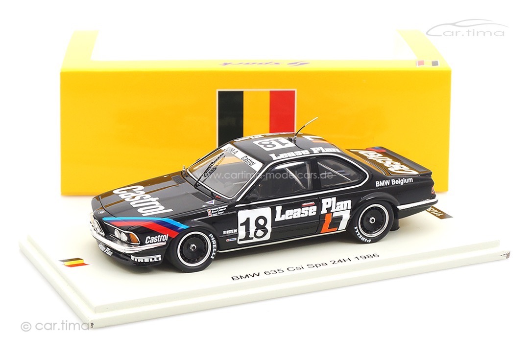 BMW 635 CSI 24h Spa 1986 Boutsen/Heyer/Calderari Spark 1:43 SB669