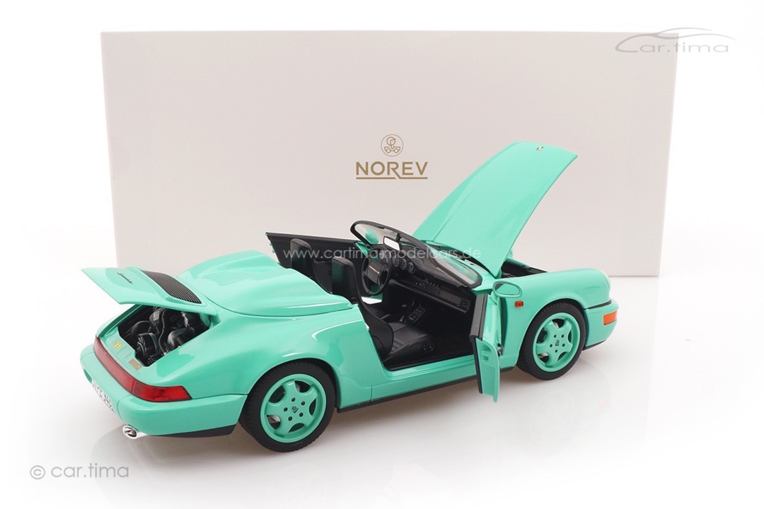 Porsche 911 (964) Speedster Mintgrün Norev 1:18 187131